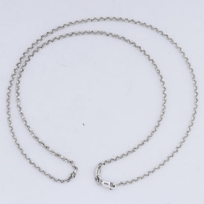CHROME HEARTS Roll Chain 20inch Silver Size ONE SIZE