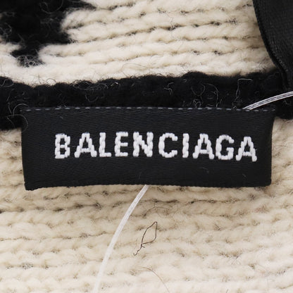 BALENCIAGA 19AW Allover Logo Beanie Black Size F