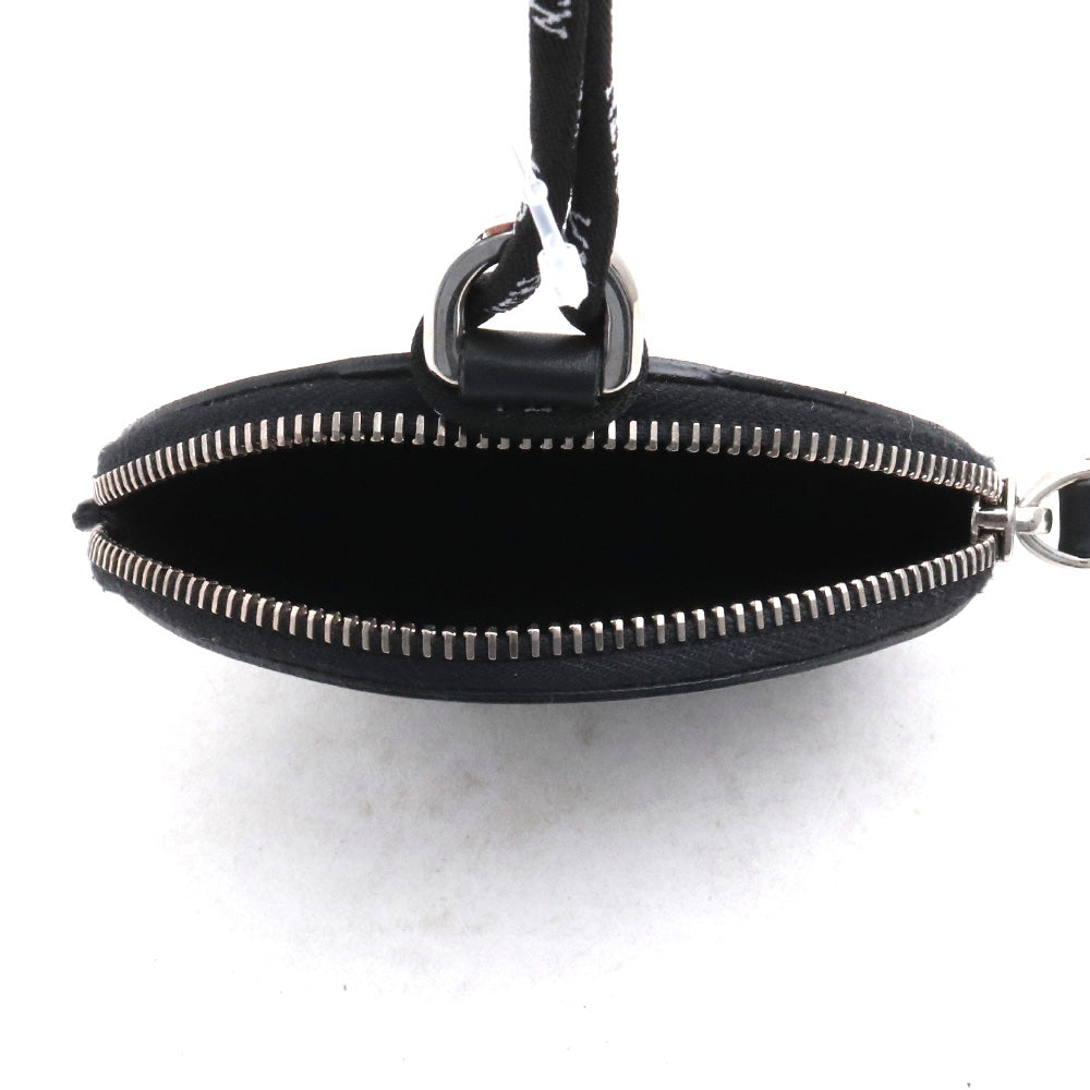 VALENTINO Neck Strap Coin Case Black Size F