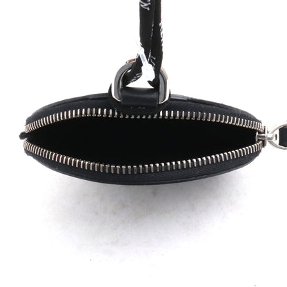 VALENTINO Neck Strap Coin Case Black Size F
