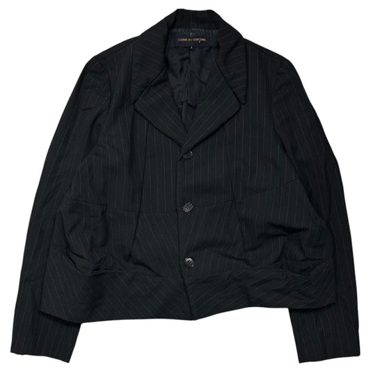 COMME des GARCONS 93SS Wool Gabardine Striped Jacket Size S