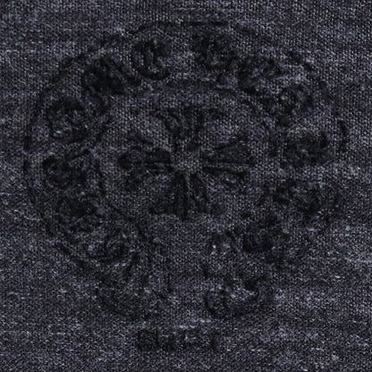 Chrome Hearts OLD T-BAR V-Neck Back Gray T-Shirt Size L
