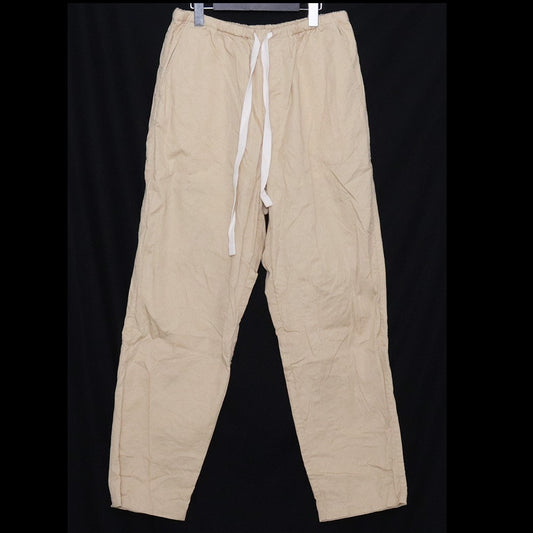 SUS-SOUS Beige Wide Tapered Gabardine Pants Size 5