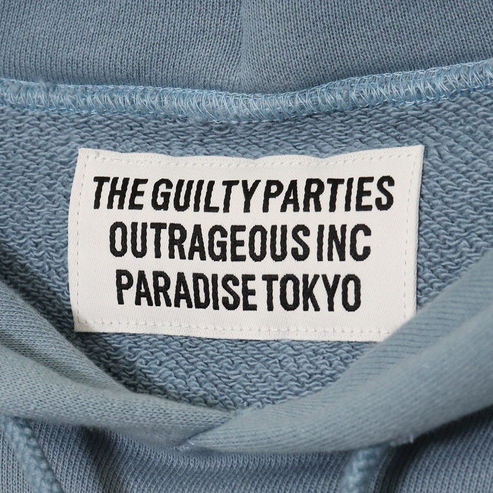 WACKO MARIA 24SS Middle Weight Pullover Hoodie Blue Size L