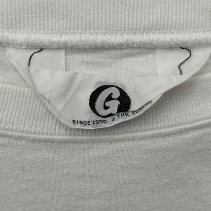GOODENOUGH 90s Line-Blocked S/S T-Shirt White Blue