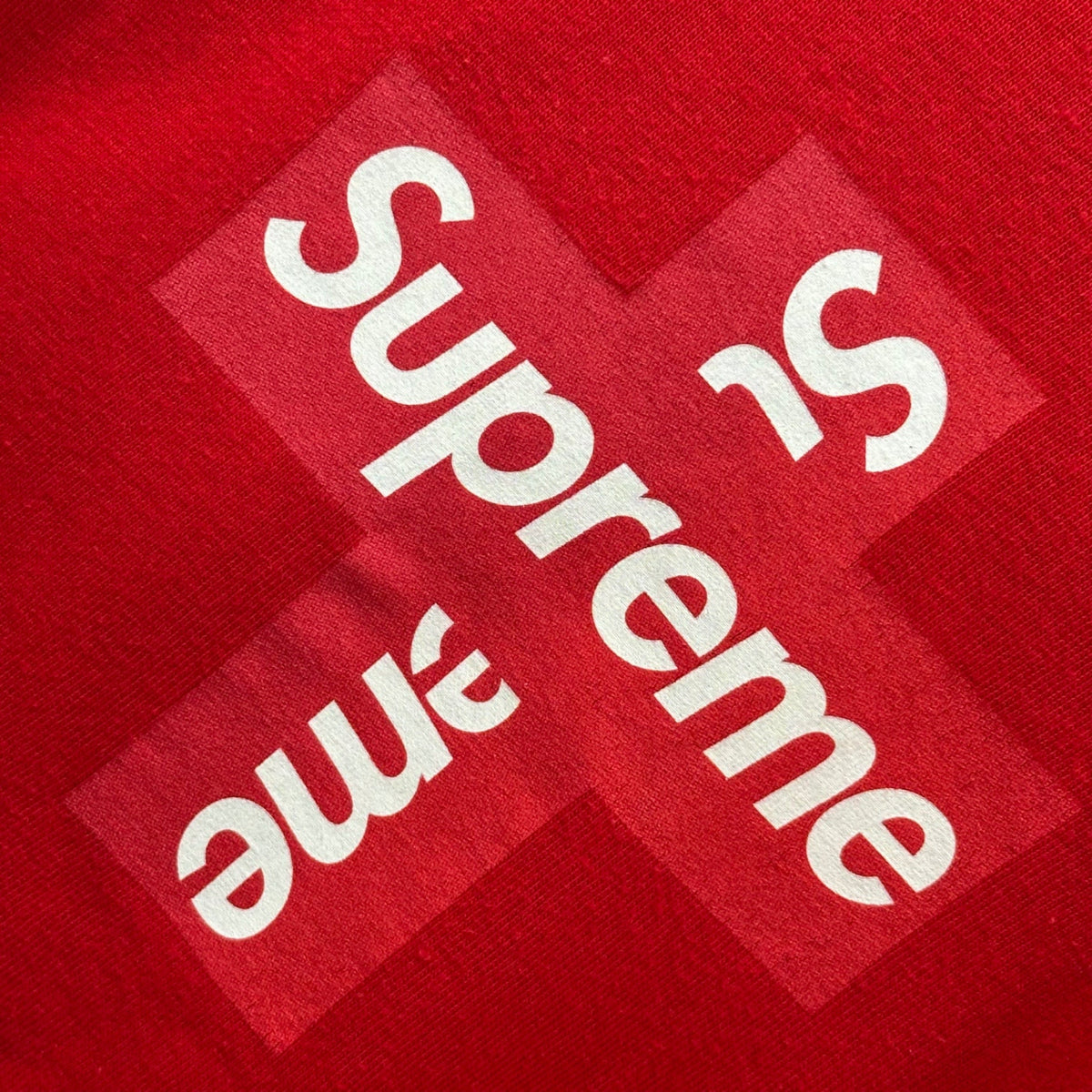 SUPREME 20AW Cotton Cross Box Logo T-Shirt Size M