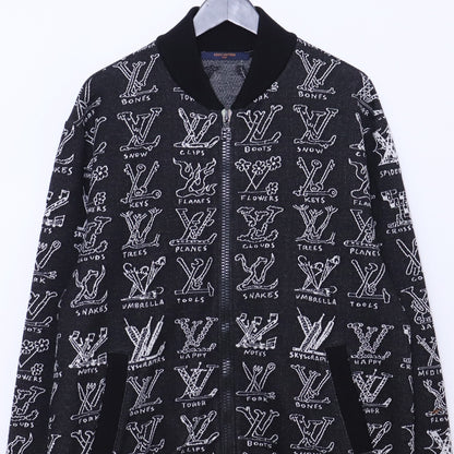 Louis Vuitton 21SS LV Cartoon Jacquard Zip Blouson Size L