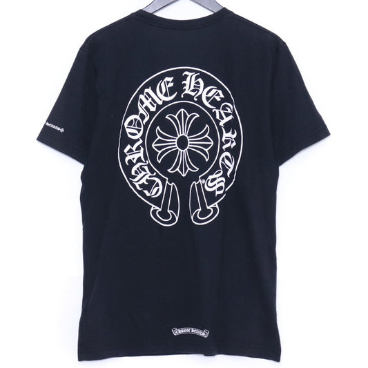 CHROME HEARTS HORSESHOE SS TEE Black Size M