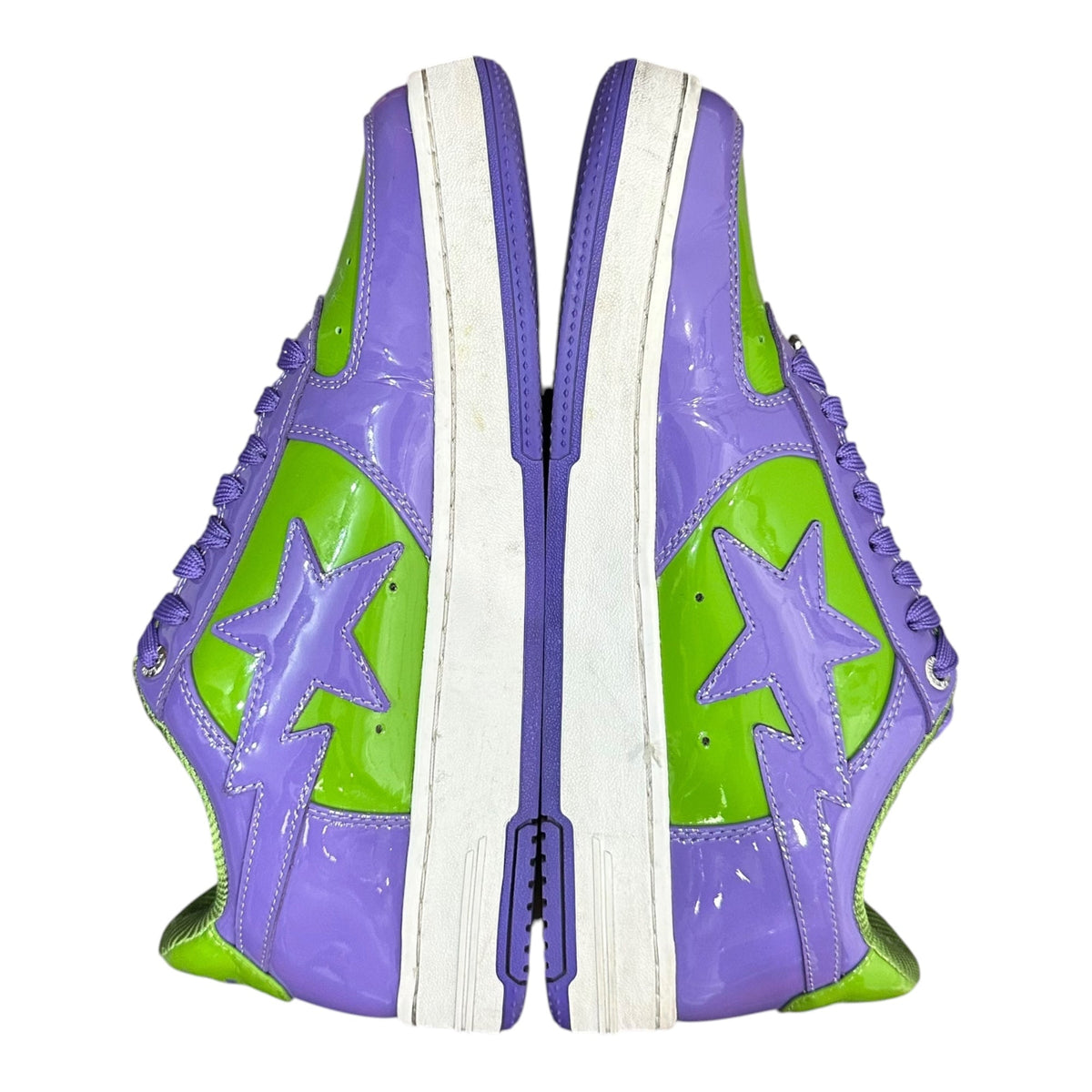 A BATHING APE Patent Bape Sta Sneakers Multi Size 9.5