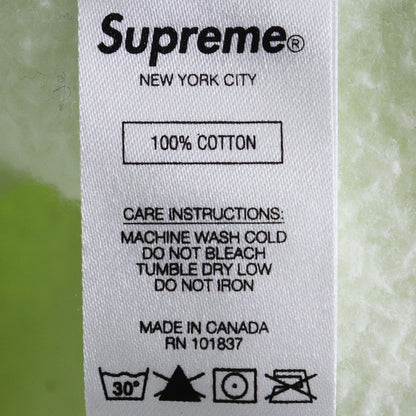 SUPREME 17AW Box Logo Hooded Sweatshirt Lime Size M