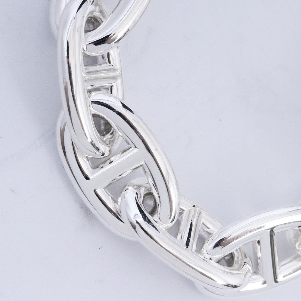 HERMES Chaine d'Ancre TGM Silver Bracelet Size ONE SIZE