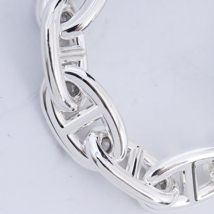 HERMES Chaine d'Ancre TGM Silver Bracelet Size ONE SIZE