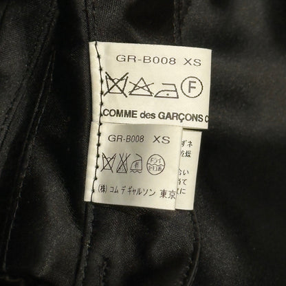 COMME des GARCONS Satin Layered Collar Black Size XS