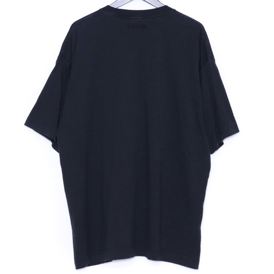VETEMENTS 26SS Biker Cross Logo T-Shirt Black Size XS
