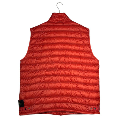 STONE ISLAND 13SS Micro Ripstop Down Vest Red Size XXL