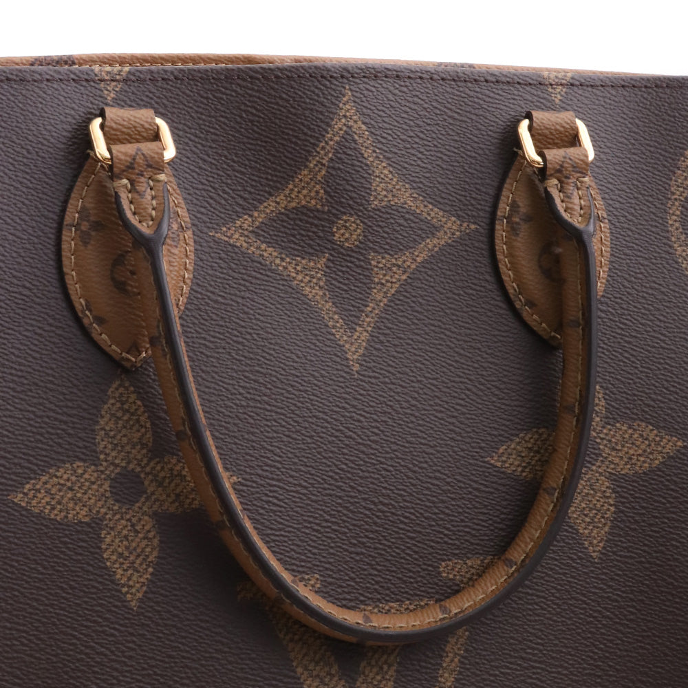 LOUIS VUITTON OnTheGo GM Monogram Tote Bag Brown Size F