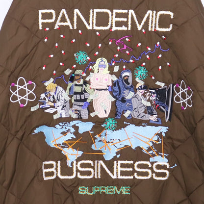 Supreme 24AW AOI Quilted Work Jacket Brown Size L