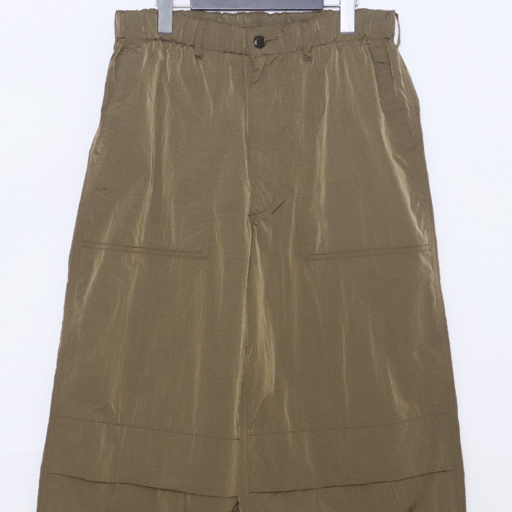 SASQUATCHFABRIX. 25SS Nylon Cargo Pants Olive Size M