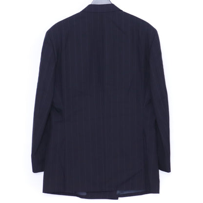 DURBAN Striped Double-Breasted Suit Navy