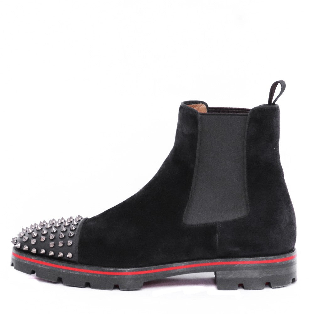 CHRISTIAN LOUBOUTIN Melon Spikes Boots Black Size EU 41
