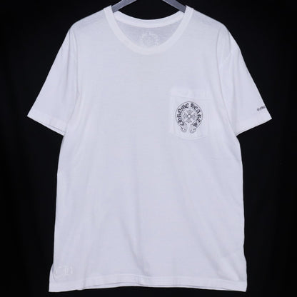 Chrome Hearts Back Horseshoe Print T-Shirt White Size L