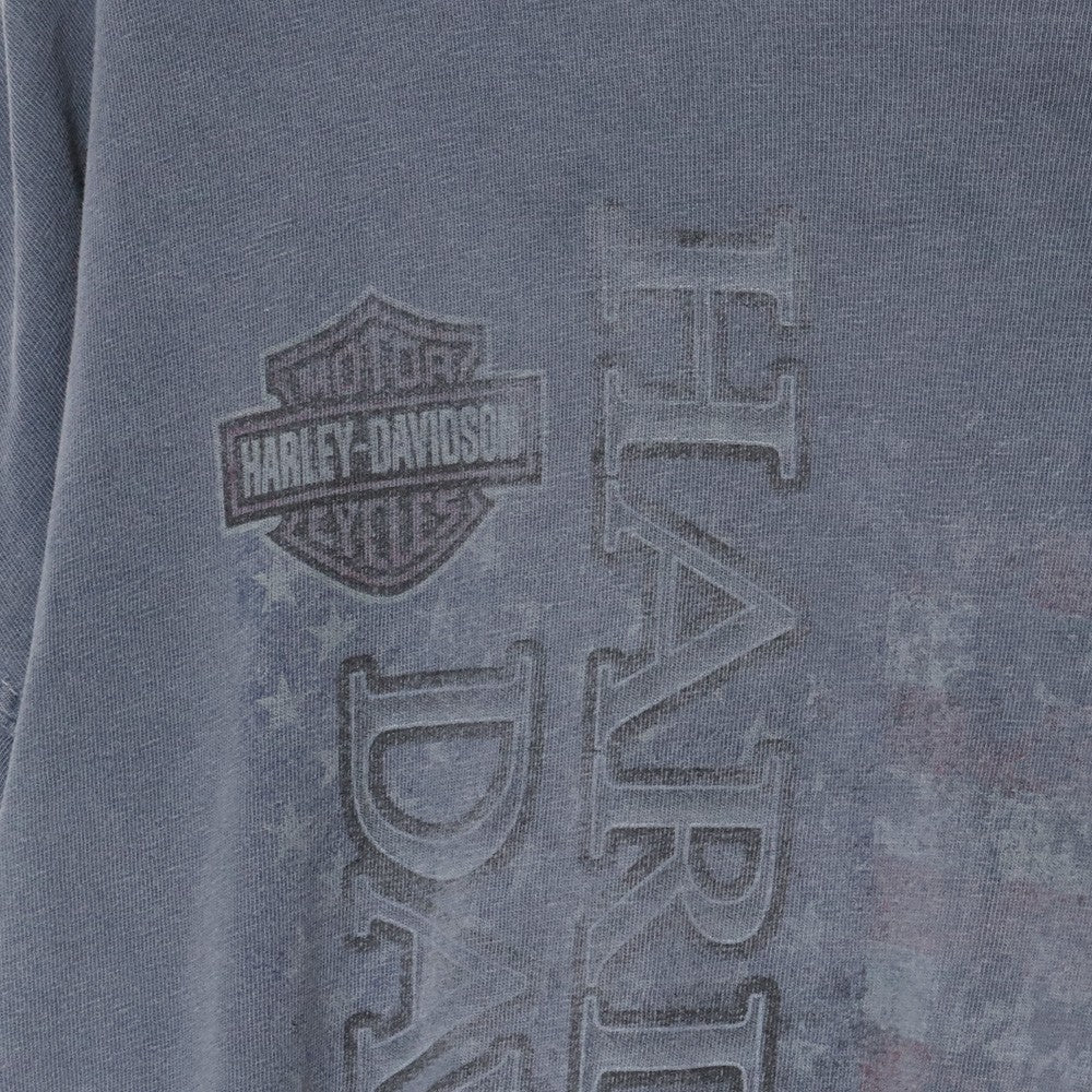 HARLEY DAVIDSON Virginia Beach Band T-Shirt Blue Size 2XL