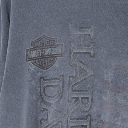 HARLEY DAVIDSON Virginia Beach Band T-Shirt Blue Size 2XL
