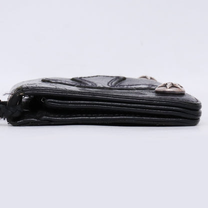 Chrome Hearts Cross Patch 2-Zip Star Bi-Fold Wallet Size F