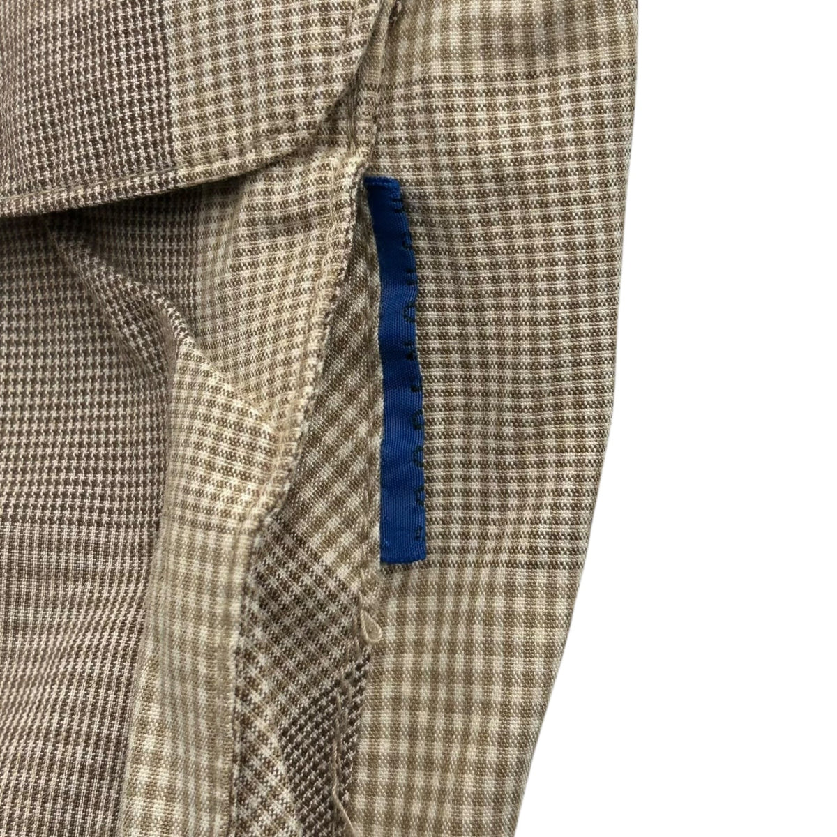 GOODENOUGH 90s Back GE Print Check Easy Shorts Brown Size M