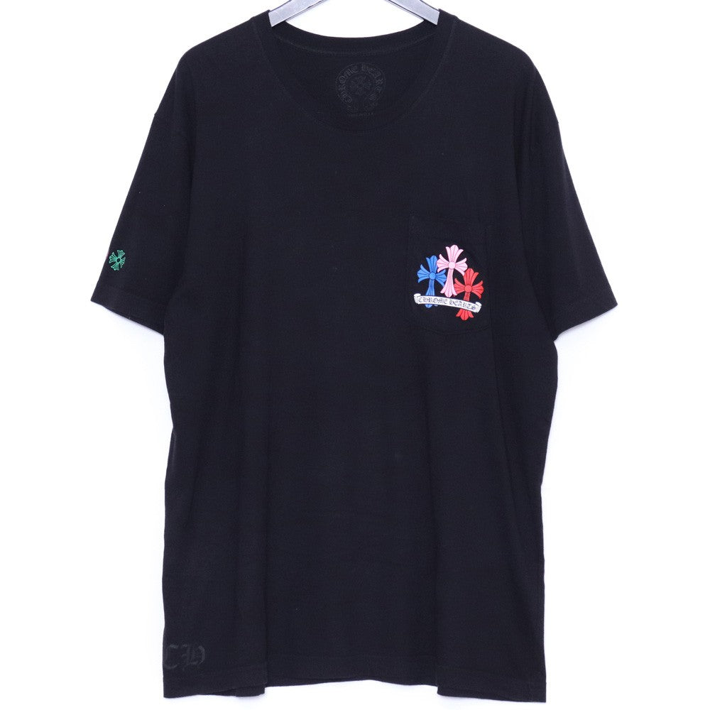 CHROME HEARTS Multi-Color Cemetery T-Shirt Black Size XL