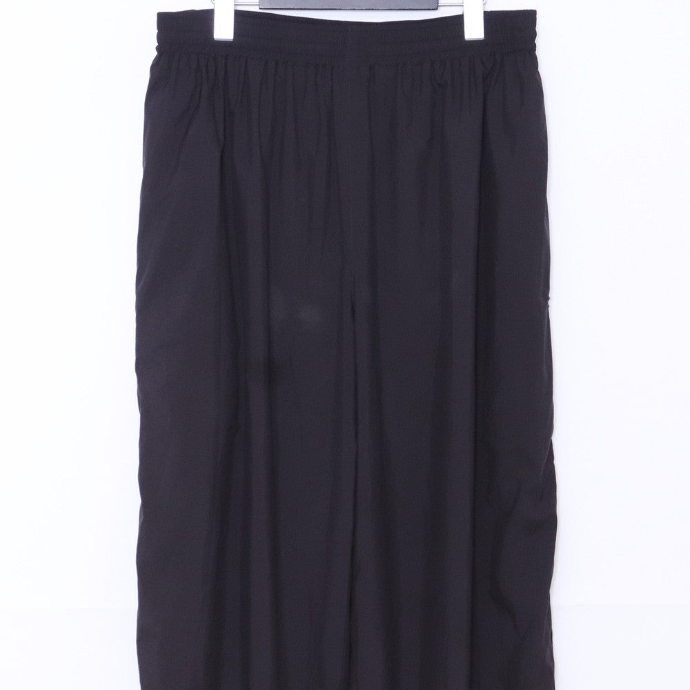 Balenciaga 21SS Black Nylon Zipped Hem Track Pants Size 48