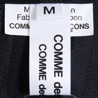 COMME DES GARCONS Lyocell High Collar Black Size M