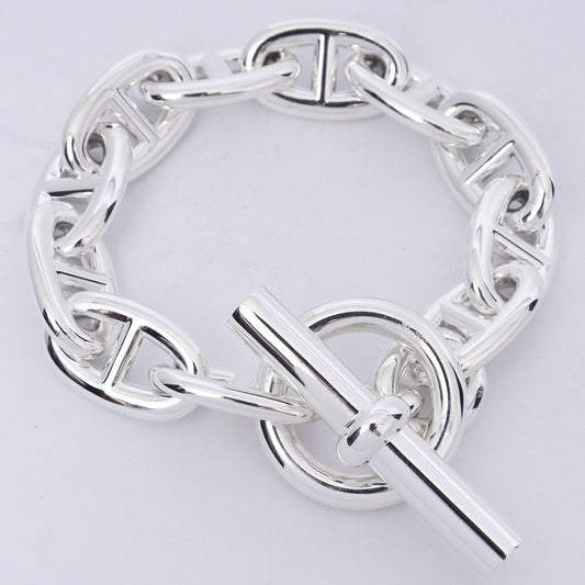 HERMES Chaine d'Ancre TGM Silver Bracelet Size ONE SIZE
