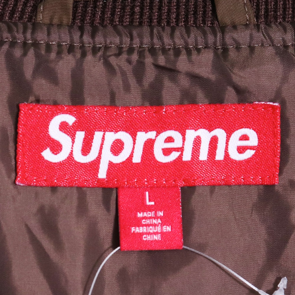 Supreme 24AW AOI Quilted Work Jacket Brown Size L