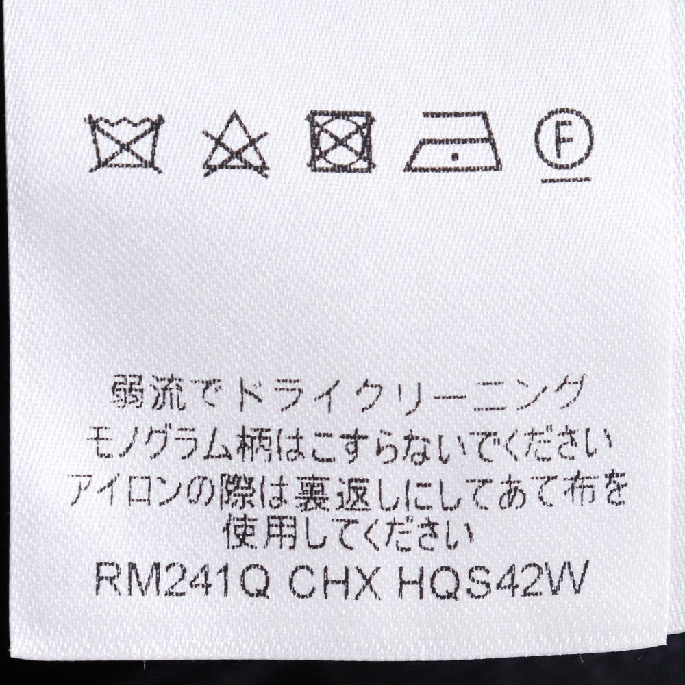 LOUIS VUITTON 24SS Monogram Emboss Jacket Black Size M