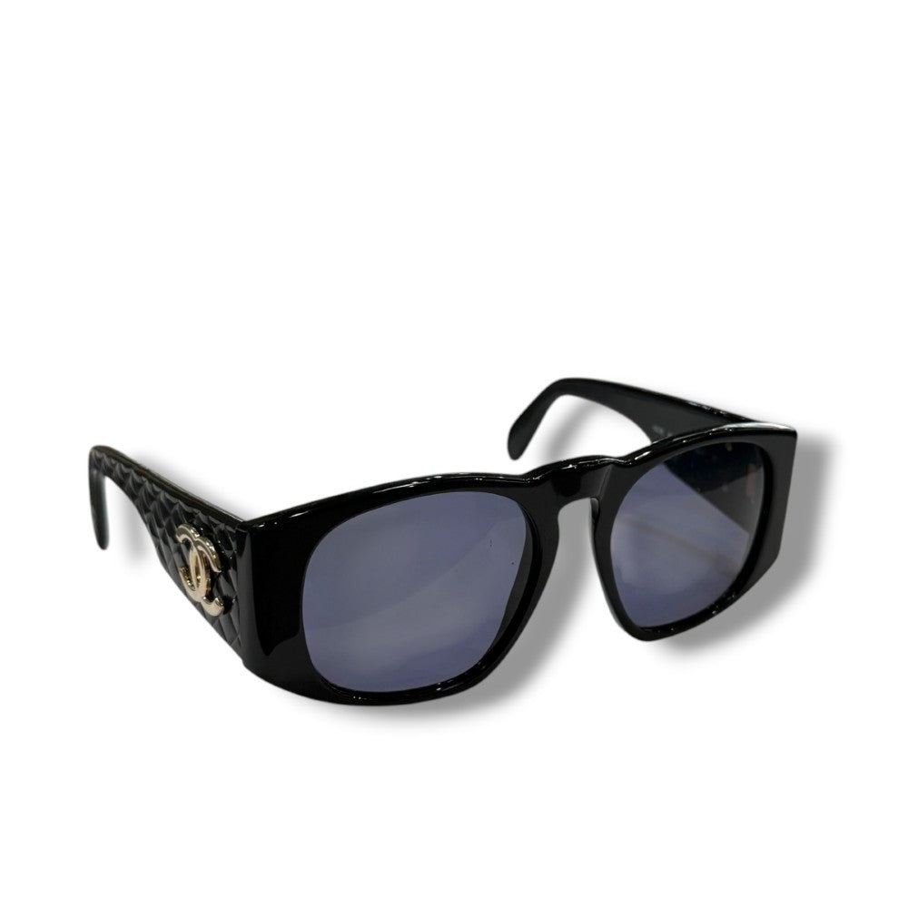 Chanel CC Logo Black Sunglasses Size F