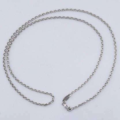 CHROME HEARTS Roll Chain Necklace Silver