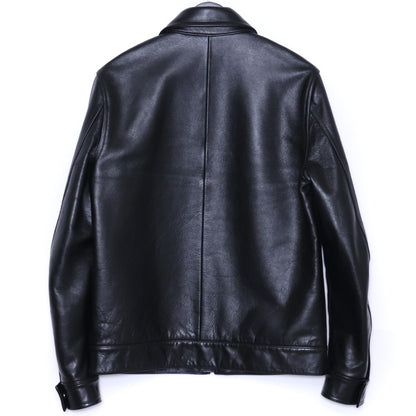 WACKO MARIA 22AW Single Riders Leather Jacket Black Size L