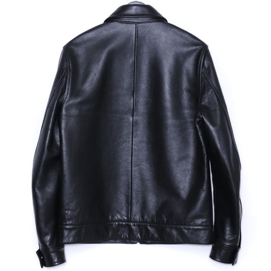WACKO MARIA 22AW Single Riders Leather Jacket Black Size L
