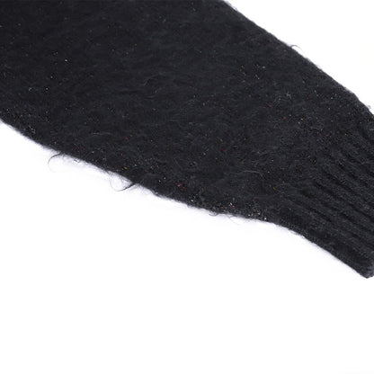 WACKO MARIA Glitter Mohair Knit Sweater Black Size S