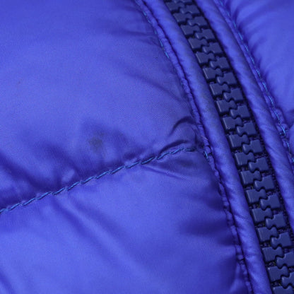 MONCLER AVRIEUX GIUBBOTTO Hooded Nylon Jacket Blue Size 0