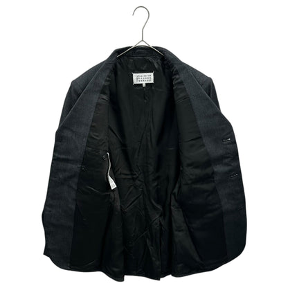MAISON MARGIELA 22AW Herringbone Wool Suit Jacket Size 46