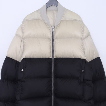 RICK OWENS 21AW Flight Down Jacket Beige/Black Size 46