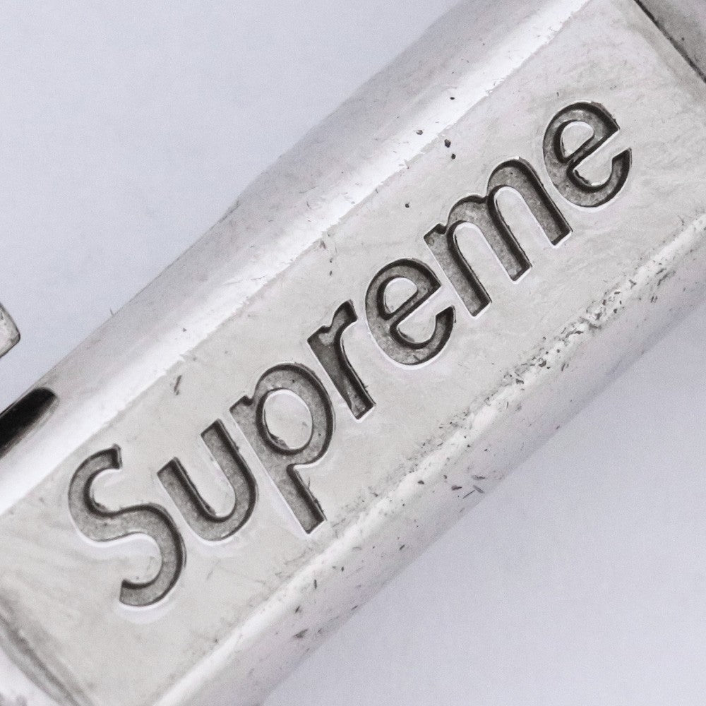 SUPREME x TIFFANY&CO. 21AW Oval Tag Keyring Silver Size F
