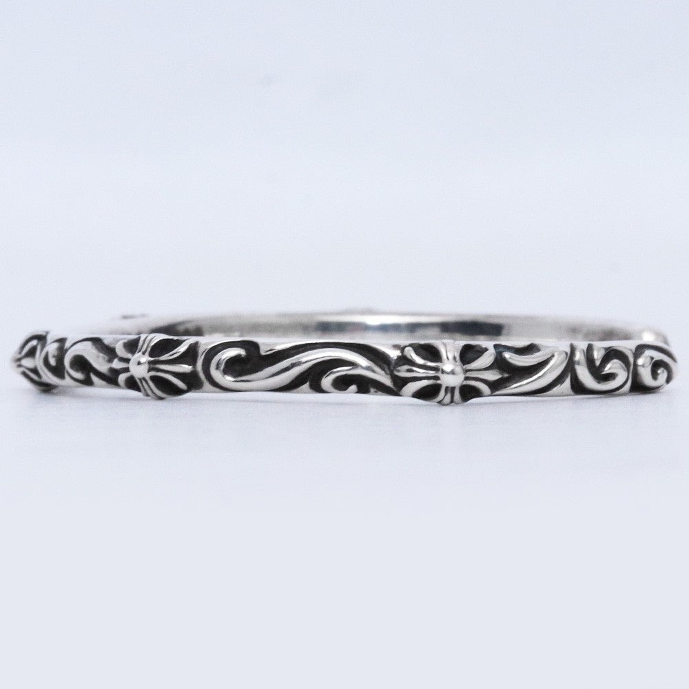 CHROME HEARTS SBT Band Bangle Silver Size M