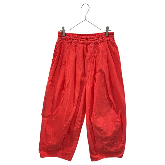 TUMUGU 26SS Cotton Typewriter Pants Cherry Red