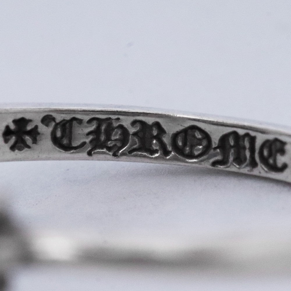CHROME HEARTS Bubblgm CH Cross Ring Silver Size ONE SIZE