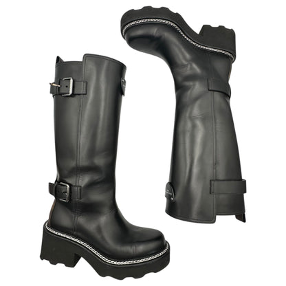 LOUIS VUITTON 24AW Beaubourg High Calf Boots Multi Size 36