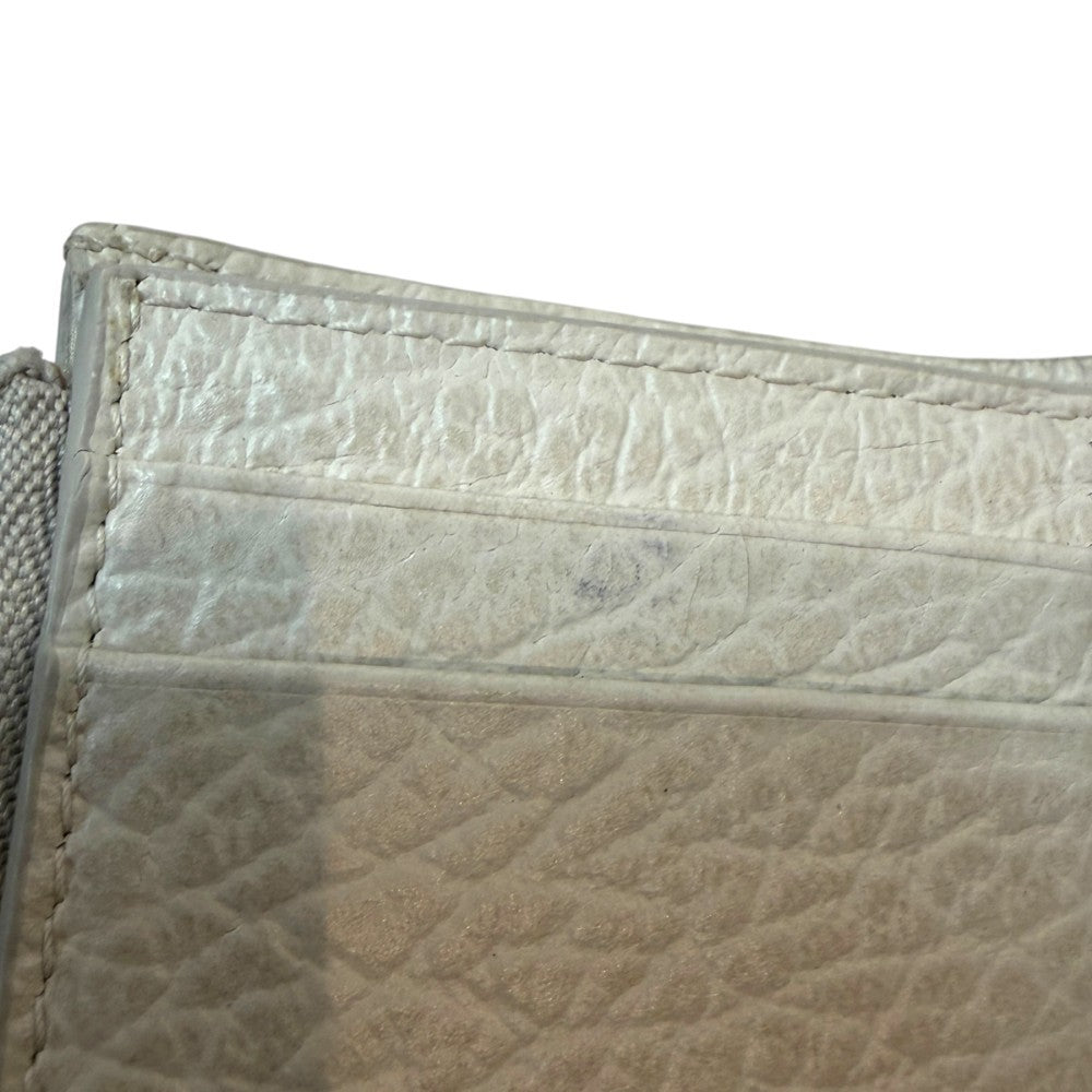 MAISON MARGIELA Trifold Compact Wallet White Size UNI