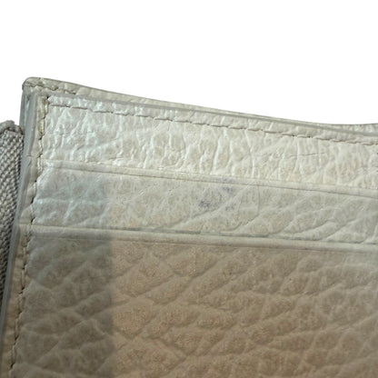 MAISON MARGIELA Trifold Compact Wallet White Size UNI